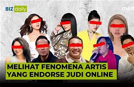 Artis Endorse Judi